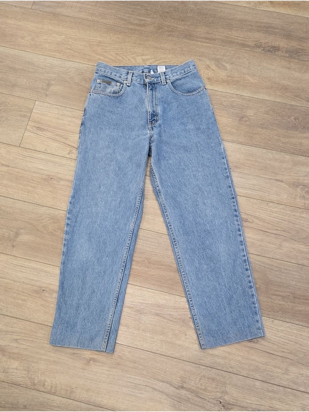 Retro 90's Calvin Klein Light/Medium Wash Ralphcore/Preppy  Straight Leg Jeans